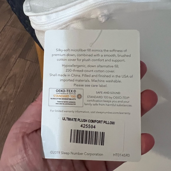 New Sleep Number Pillow - Picture 2 of 6